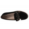 FILIPPO DP6457 PÓŁBUTY DAMSKIE MOKASYNY SKÓRZANE ZAMSZOWE czarne