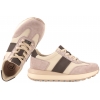 FILIPPO DP7509 SKÓRZANE PÓŁBUTY SPORTOWE DAMSKIE SNEAKERSY beżowe