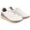 SERGIO LEONE SP-002 PÓŁBUTY SPORTOWE DAMSKIE SNEAKERSY SKÓRZANE białe