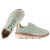 SERGIO LEONE SP-002 PÓŁBUTY SPORTOWE DAMSKIE SNEAKERSY ZAMSZOWE zieleń