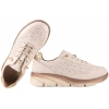 SERGIO LEONE SP-002 PÓŁBUTY SPORTOWE DAMSKIE SNEAKERSY SKÓRZANE beżowe