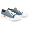 LORETTA VITALE 8260 PÓŁBUTY DAMSKIE TRAMPKI ZE SKÓRY SNEAKERSY blue