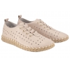 T.SOKOLSKI LYN W26-02 AŻUROWE PÓŁBUTY SKÓRZANE DAMSKIE PU beżowe