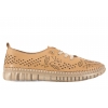 T.SOKOLSKI OG302 AŻUROWE PÓŁBUTY SKÓRZANE DAMSKIE camel