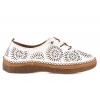 T.SOKOLSKI HH 8208B AŻUROWE PÓŁBUTY SKÓRZANE DAMSKIE białe