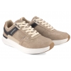 AMERICAN CLUB RH161 BUTY SPORTOWE SNEAKERSY MĘSKIE PÓŁBUTY PU beżowe