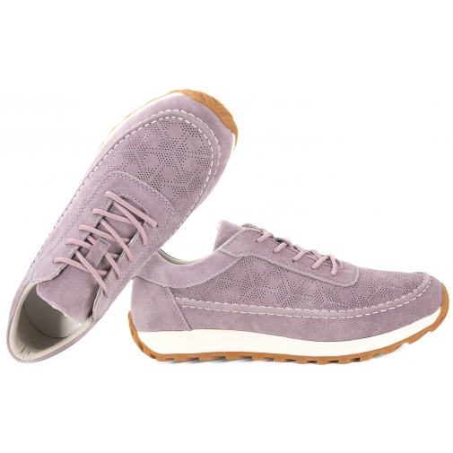 SERGIO LEONE SP-001 AŻUROWE PÓŁBUTY SKÓRZANE SPORTOWE SNEAKERSY ZAMSZ