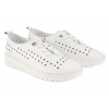 T.SOKOLSKI OG 4001 AŻUROWE PÓŁBUTY SKÓRZANE SNEAKERSY DAMSKIE PU białe