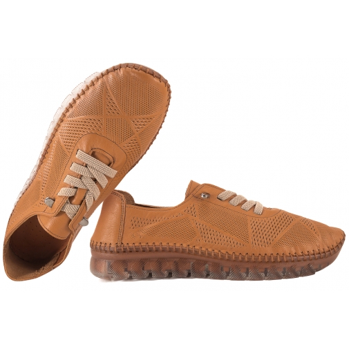 T.SOKOLSKI ARA STK-11 AŻUROWE PÓŁBUTY SKÓRZANE DAMSKIE