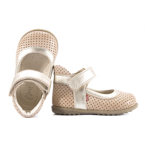 EMEL E2430-5 BALERINKI DZIEWCZĘCE PÓŁBUTY ROCZKI