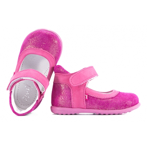 EMEL E2405-1 BALERINKI DZIEWCIĘCE PÓŁBUTY ROCZKI