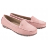 FILIPPO DP2037 MOKASYNY ZAMSZOWE DAMSKIE PÓŁBUTY SKÓRZANE j.różowe