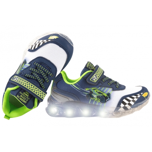 AMERICAN CLUB ES214 BUTY SPORTOWE CHŁOPIĘCE ŚWIECĄCE PODESZWY SNEAKERSY