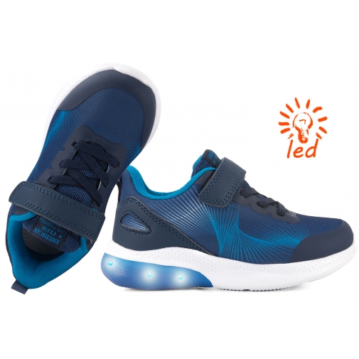 AMERICAN CLUB ES123 BUTY SPORTOWE DZIECIĘCE ŚWIECĄCE PODESZWY SNEAKERSY