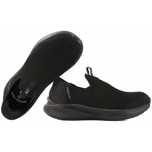 AMERICAN CLUB WT262 BUTY SPORTOWE DZIECIĘCE WSUWKI TEKSTYLNE SNEAKERSY PU