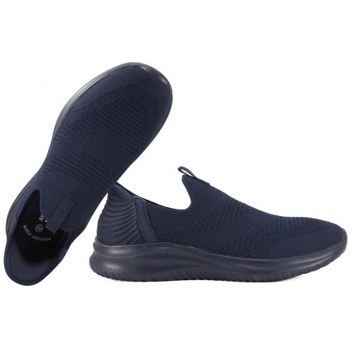 AMERICAN CLUB WT269 BUTY SPORTOWE MĘSKIE WSUWKI TEKSTYLNE SNEAKERSY PU