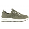 LORETTA VITALE J2214 PÓŁBUTY SPORTOWE DAMSKIE SNEAKERSY AŻUROWE PU khaki