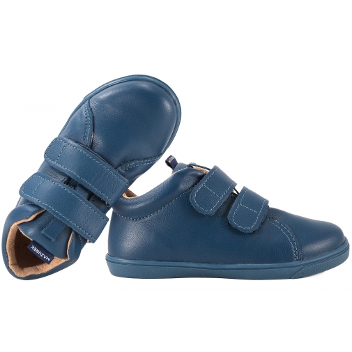 MAZUREK 1377 BAREFOOT PÓŁBUTY DZIECIĘCE TRZEWIKI SKÓRA jeans