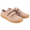 MAZUREK 1305 BAREFOOT PÓŁBUTY DZIEWCZĘCE TRZEWIKI SKÓRA pudrowe