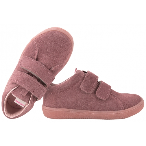 MAZUREK 1377 BAREFOOT PÓŁBUTY DZIEWCZĘCE TRZEWIKI SKÓRZANE ZAMSZOWE