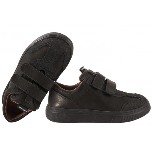 MAZUREK 1362 PÓŁBUTY DZIECIĘCE TRZEWIKI SKÓRZANE czarne