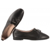 T.SOKOLSKI TS W26-236 BALERINY DAMSKIE PÓŁBUTY SKÓRZANE WSUWKI czarne