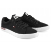 AMERICAN CLUB LH116 PÓŁTRAMPKI DAMSKIE TENISÓWKI TEKSTYLNE TRAMPKI czarne