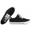 AMERICAN CLUB LH123 PÓŁTRAMPKI DAMSKIE TENISÓWKI TEKSTYLNE TRAMPKI czarne