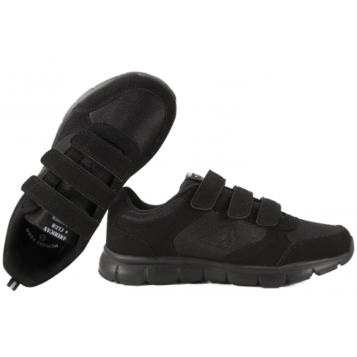 AMERICAN CLUB HL214 BUTY SPORTOWE DAMSKIE MŁODZIEŻOWE RZEPY PU