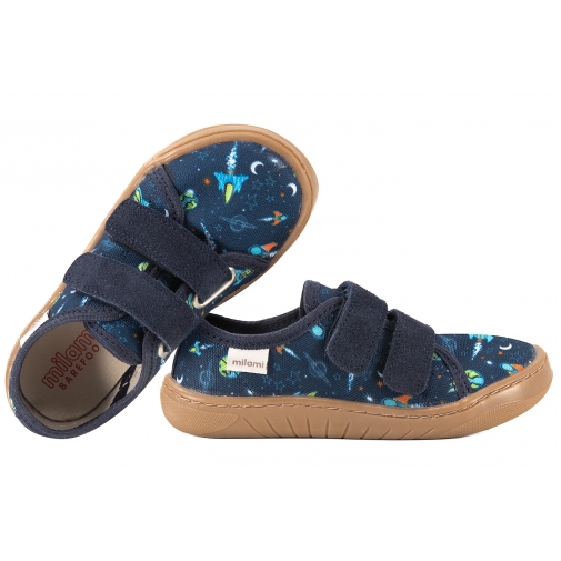 MILAMI BF3C-BR-33 BAREFOOT PÓŁBUTY TEKSTYLNE CHŁOPIĘCE TRAMPKI DOMOWE KAPCIE