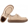 RAVINI 241094 SKÓRZANE PÓŁBUTY DAMSKIE NUBUK beżowe