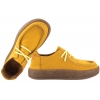 RAVINI 241094 SKÓRZANE PÓŁBUTY DAMSKIE NUBUK żółte