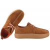 RAVINI 251002 SKÓRZANE PÓŁBUTY DAMSKIE ZAMSZOWE rudy brąz