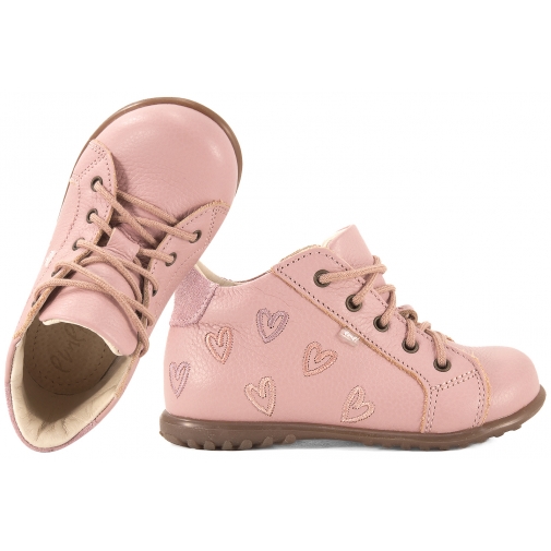 EMEL ES1101H SKÓRZANE TRZEWIKI DZIEWCZĘCE  PÓŁBUTY PROFILAKTYCZNE ROCZKI