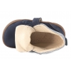 EMEL E2145C-5 BAREFOOT TRZEWIKI SKÓRZANE DZIECIĘCE PÓŁBUTY NUBUK granatowe