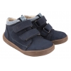 EMEL E2145C-5 BAREFOOT TRZEWIKI SKÓRZANE DZIECIĘCE PÓŁBUTY NUBUK granatowe