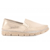 MACIEJKA 03512-25 SKÓRZANE PÓŁBUTY DAMSKIE ESPADRYLE MOKASYNY złote
