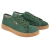 FILIPPO DP7666 PÓŁBUTY SKÓRZANE DAMSKIE SPORTOWE SNEAKERSY ZAMSZOWE zielone