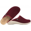 FLY FLOT T4 368 FE KLAPKI DOMOWE DAMSKIE KAPCIE TEKSTYLNE KOTURN PU burgund