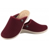 FLY FLOT T4 368 FE KLAPKI DOMOWE DAMSKIE KAPCIE TEKSTYLNE KOTURN PU burgund