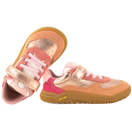 PRIMIGI 1421033 BAREFOOT PÓŁBUTY DZIEWCZĘCE TRZEWIKI SKÓRZANE VIBRAM RZEPY