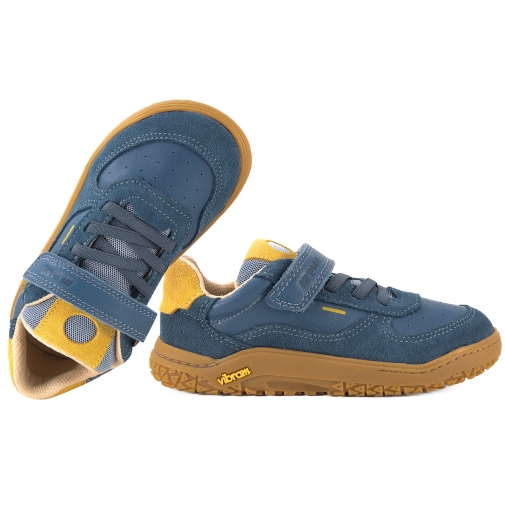 PRIMIGI 1421011 BAREFOOT PÓŁBUTY DZIECIĘCE TRZEWIKI SKÓRZANE VIBRAM RZEPY