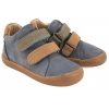 PRIMIGI 1400000 BAREFOOT PÓŁBUTY DZIECIĘCE TRZEWIKI SKÓRZANE NUBUK RZEPY jeans