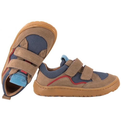 FRODDO G3130271-15 BAREFOOT TEKSTYLNO - SKÓRZANE PÓŁBUTY SPORTOWE DZIECIĘCE