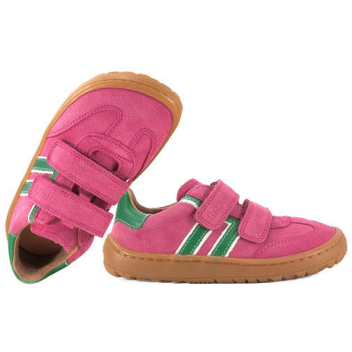 FRODDO G3130292-7 BAREFOOT SKÓRZANE PÓŁBUTY SPORTOWE DZIEWCZĘCE ZAMSZOWE