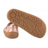 FRODDO G3140195-1 BAREFOOT BALERINKI SKÓRZANE PÓŁBUTY DZIEWCZĘCE różowe złoto