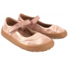 FRODDO G3140195-1 BAREFOOT BALERINKI SKÓRZANE PÓŁBUTY DZIEWCZĘCE różowe złoto