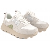 FILIPPO DP7560 PÓŁBUTY DAMSKIE ZAMSZOWE SNEAKERSY NA PLATFORMIE SKÓRZANE