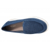 SERGIO LEONE MK097H AŻUROWE MOKASYNY DAMSKIE NA PLATFORMIE PÓŁBUTY granatowe