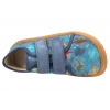 FRODDO G1700440-15 BAREFOOT PÓŁBUTY TEKSTYLNE KAPCIE TRAMPKI SKÓRZANA WKŁADKA